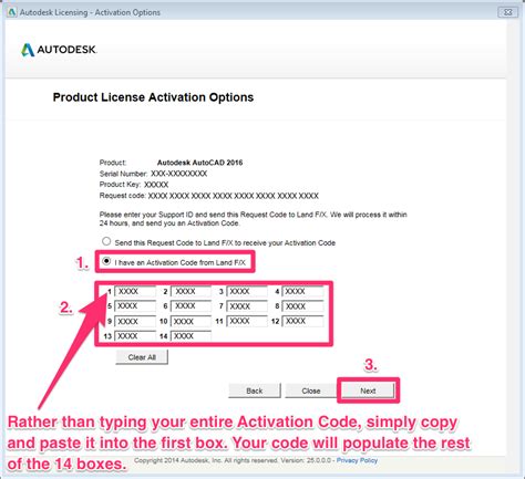 autocad 2013 product license activation code